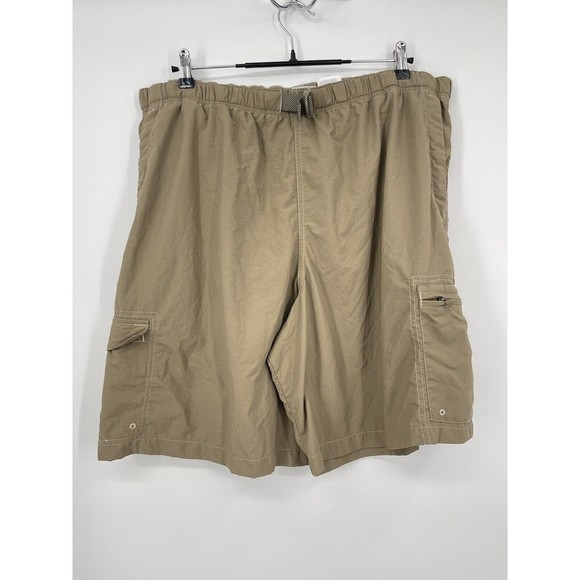 Columbia Men's Fishing Cargo Shorts XL Zipper Pockets Mesh Inside - Picture 1 of 7